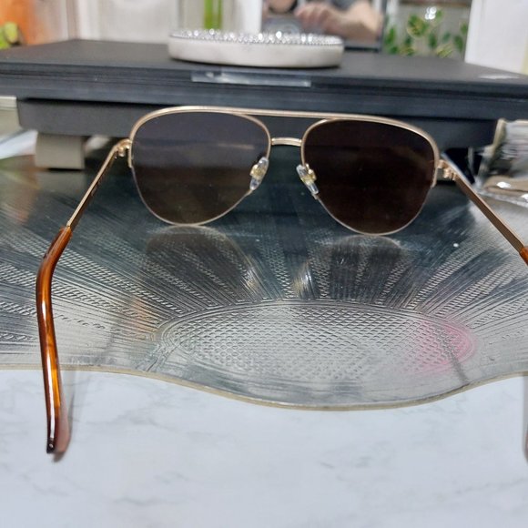 JCP Aviator Style Sunglasses Gold Elements SR0922 GLD JCP - Picture 8 of 13